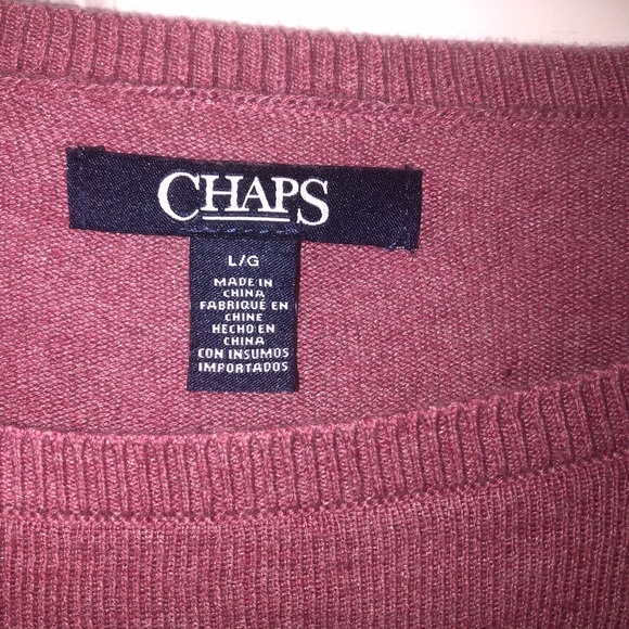 CHAPS Ruffle Sweater - Picture 7 of 7